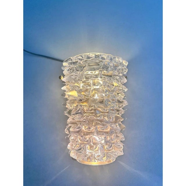 Gold Italian Murano Glass Wall Sconces by Simoeng, Set of 2 For Sale - Image 8 of 14