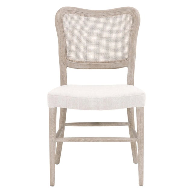 These transitional dining chairs have a very soft and natural look that is suitable for many different dining room styles....