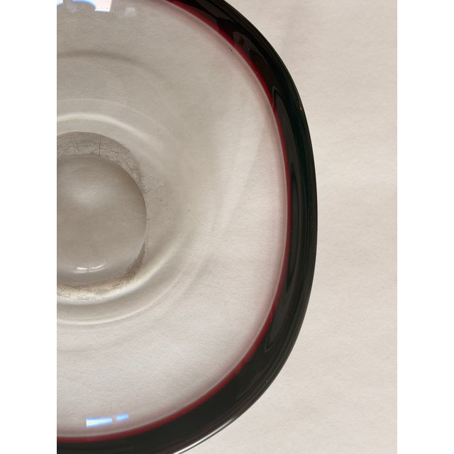 Purple Scandinavian Bowl and Vase in Amethyst Glass by Vicke Lindstrand for Kosta Boda, 1950s, Set of 2 For Sale - Image 8 of 18