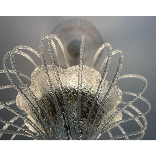 Chandelier attributed to Barovier & Toso, Murano, 1940s For Sale - Image 14 of 18
