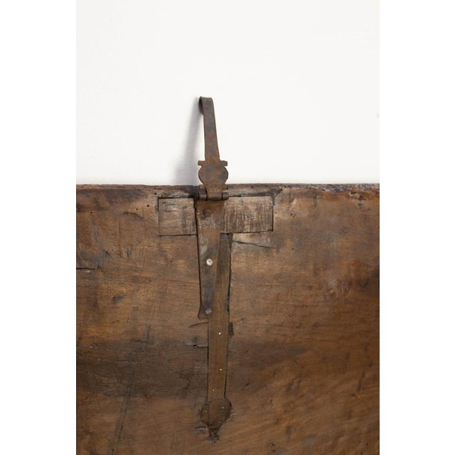 Spanish Chest in Carved Walnut, 1700s For Sale - Image 12 of 17