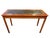 English Yew Table with Green Leather For Sale - Image 4 of 4