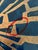 Blue Enamel & Copper Coffee Table, 1960s For Sale - Image 8 of 12