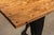 Industrial Table on Antique Cast Iron Base For Sale - Image 10 of 15