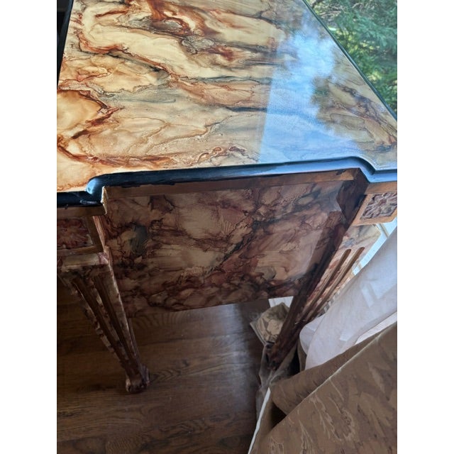French French Hand Painted Table For Sale - Image 3 of 17