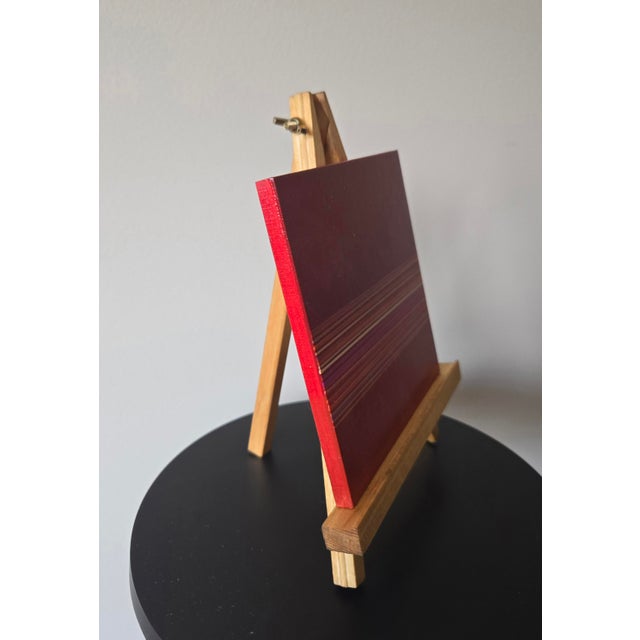Orange & Red Acrylic on wood · 6 x 6 inches Part of my Colorful Horizons Mini Series, Orange & Red explores the warmth and...