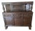 Antique 1920s Jacobean Revival Carved Oak Court Cupboard Buffet For Sale