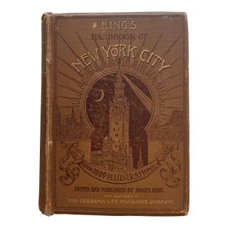 Circa 1893 "King's Handbook of New York City With Over 1,000 Illustrations” Hardback Book by Moses King, Second Edition For Sale
