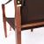 Black British Colonial Style Set of Four Safari Chairs For Sale - Image 8 of 10