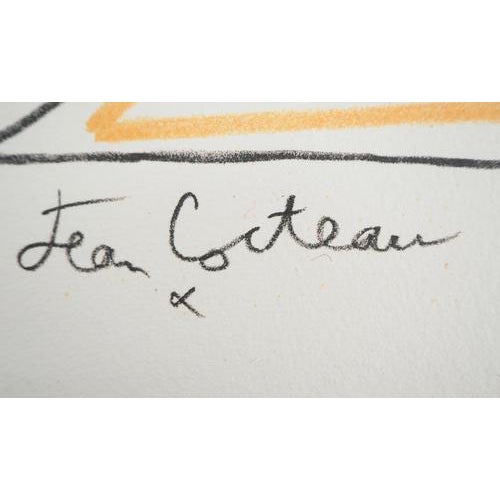 Jean Cocteau, The Kiss, Signed Lithograph For Sale - Image 6 of 8