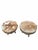 Mid 20th Century Vintage African Tribal Cowhide Drum Side Tables - Set of 2 For Sale - Image 5 of 12