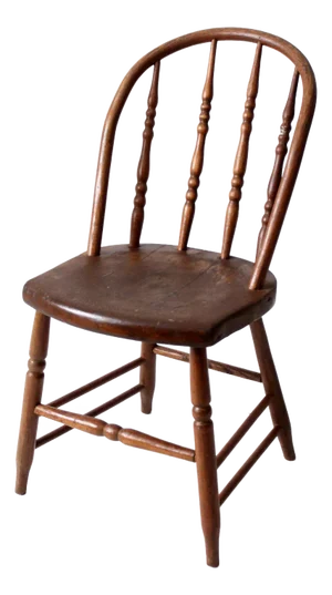 Antique Windsor Bow Back Dining Chair