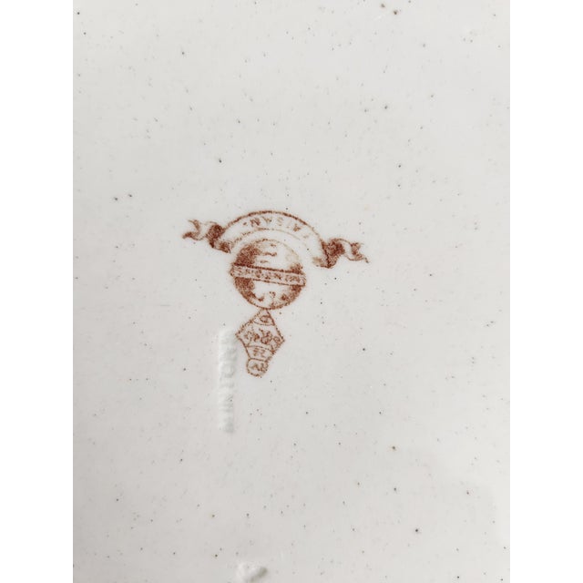 Minton 1940s Set of 4 Antique Art Deco 1940s Mintons Faisan Dinner Plate Minton Botanical Pheasant Bird Decor For Sale - Image 4 of 5