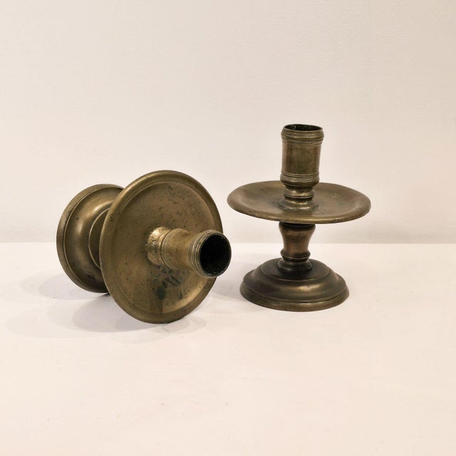 17th Century Pair of Baroque Candlesticks, Germany, 17th Century For Sale - Image 5 of 11