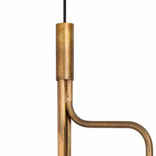 Raw Brass Strapatz Ceiling Lamp by Sabina Grubbeson for Konsthantverk, Tyringe For Sale - Image 4 of 11