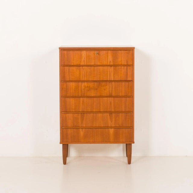 1960s Mid-Century Danish Teak Chest of Drawers, 1960s For Sale - Image 5 of 13