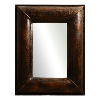 Faux Python Mirror, 1980s For Sale