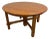 Vintage Richardson Brothers Co Solid Oak 54 Inch Round Dining Table For Sale