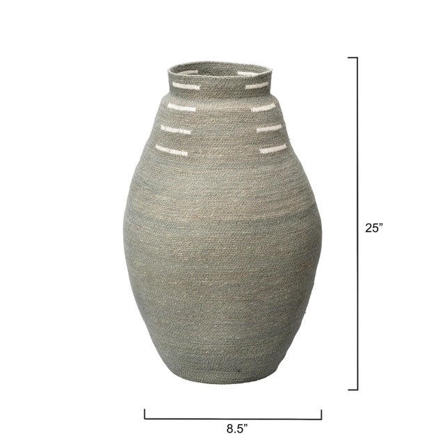 Coastal Jamie Young Rainforest Seagrass Basket For Sale - Image 3 of 5