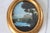 Hollywood Regency Vintage Italian Oval Framed Landscape Wall Hanging For Sale - Image 3 of 8