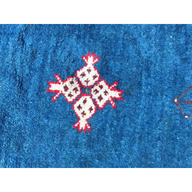Large Vintage Moroccan Hand Knotted Rug For Sale - Image 14 of 17