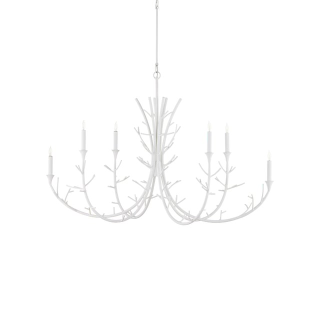 Currey & Company Twiggy Oval Chandelier For Sale In Atlanta - Image 6 of 7