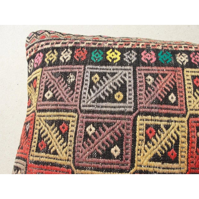 Kilim Rug Pillow Cover Decorative For Sale - Image 4 of 9