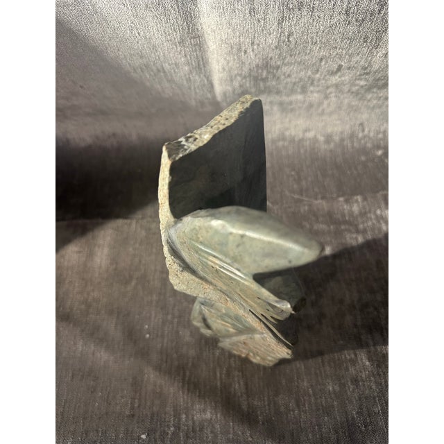 Late 20th Century Hand Carved Aztec/Mayan Totem Sculpture or Bookend For Sale - Image 4 of 6