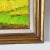 Green Vintage Large Impressionist American Landscape Depicting Farmhouse and Trees in Frame For Sale - Image 8 of 10