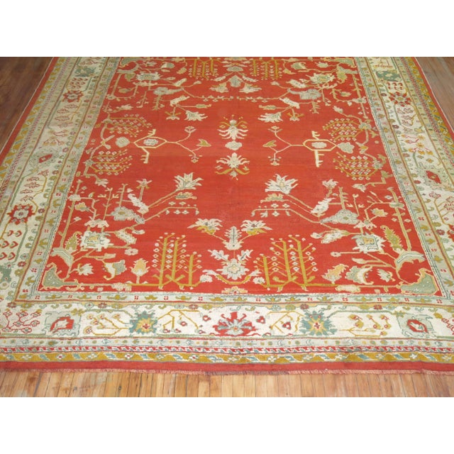Antique Oushak Rug For Sale - Image 18 of 18