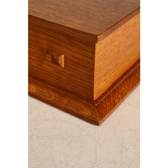 Stickley Mission Collection Oak Desk Box For Sale - Image 11 of 18