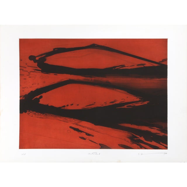 Abstract Sydney Drum, Pair of Abstract, Etching For Sale - Image 3 of 7