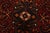 Red Baloch Rug 7’5” X 11’3” Red Wool Vintage Traditional Hand-Knotted Carpet For Sale - Image 8 of 14