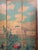 19th Century Continental Painted Four Panel Canvas Screen For Sale - Image 4 of 9