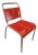 Vintage Chrome and Red Spaghetti Chair, 1960s For Sale