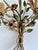 Italian Hand-Painted Tole Floral Bouquet Wall Sconce, 1940s For Sale - Image 11 of 18