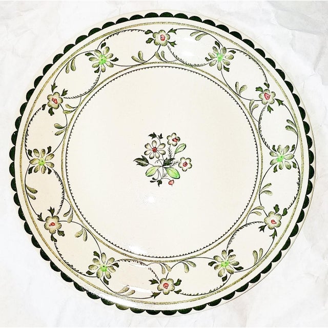 French Country 1970s Johnson Bros 'Provence" Pattern Dinner and Salad Plates, Set of 13 For Sale - Image 3 of 8