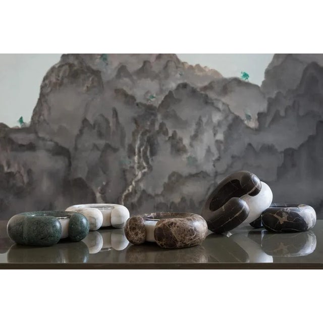 Antila Marble Candleholder by Dan Yeffet For Sale - Image 6 of 8