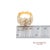Metal 18k (750) Yellow Gold 4.50 Ct Natural Diamond Ring Band, Size 8 For Sale - Image 7 of 8