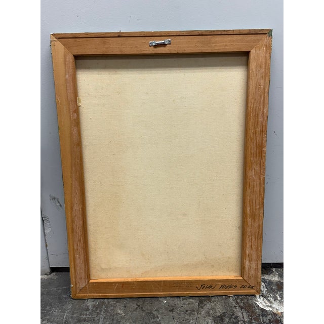 John Fooks Abstract on Canvas Painting, Circa 2025 For Sale - Image 11 of 12