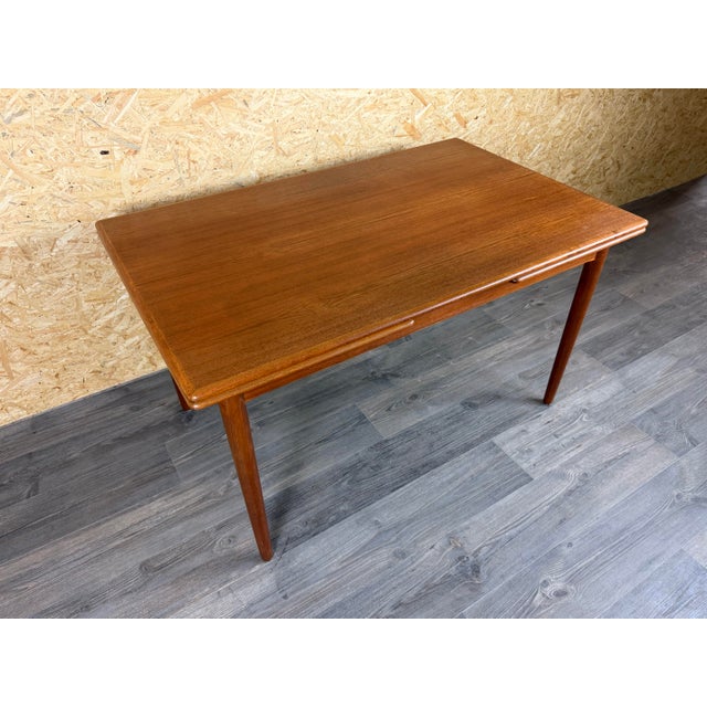 Teak Extendable Dining Table, Denmark, 1960s For Sale - Image 6 of 18