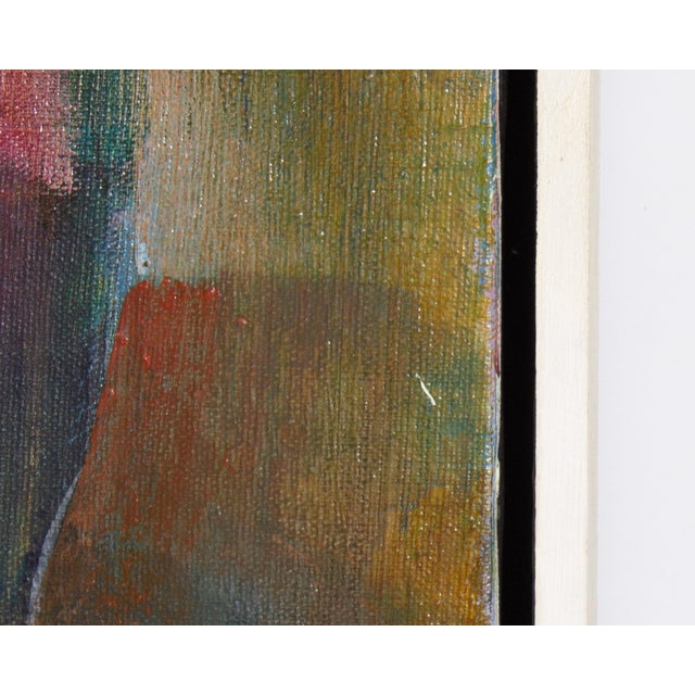 Abstract 1971 Oil on Canvas Painting by George Coggeshall For Sale - Image 3 of 9