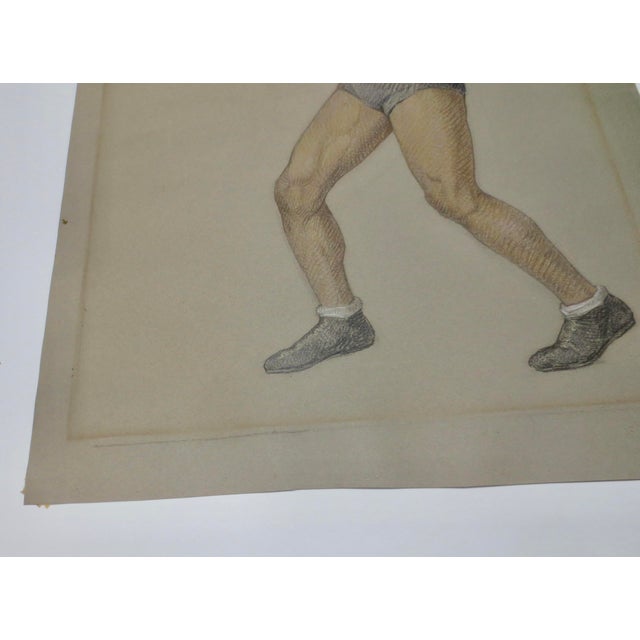 1930s Emily Winthrop Miles Color Drawing Dated 1934 For Sale - Image 5 of 9