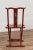Early 20th Century Antique Chinese Red Lacquered Folding Traveller’s Chair With Footrest For Sale - Image 5 of 13