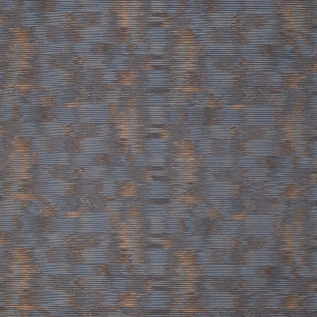 Zoffany Neve Fabric in Blue Umber For Sale