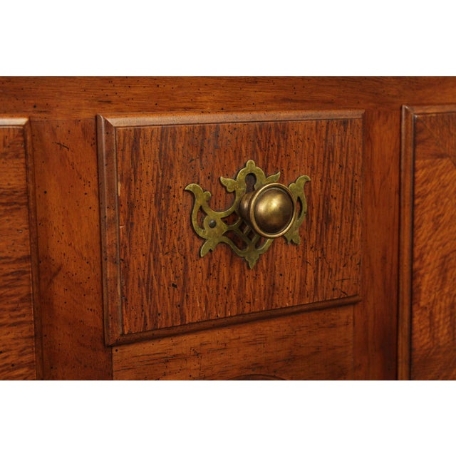 Baker Milling Road Georgian Style Walnut Buffet Sideboard For Sale - Image 9 of 18