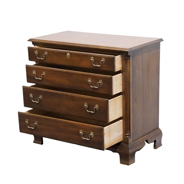 Wood Altavista Lane Traditional Style Solid Cherry 34" Gentleman's Chest / Nightstand 6326-83 For Sale - Image 7 of 13