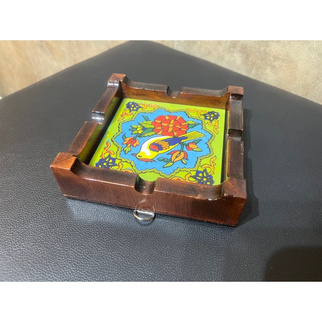 Rustic Vintage Style Wood Cigar Holder For Sale - Image 3 of 11