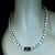 Ajd 19 Inch Double Shine White Pearl Necklace With Cloisonné Focal For Sale - Image 4 of 6