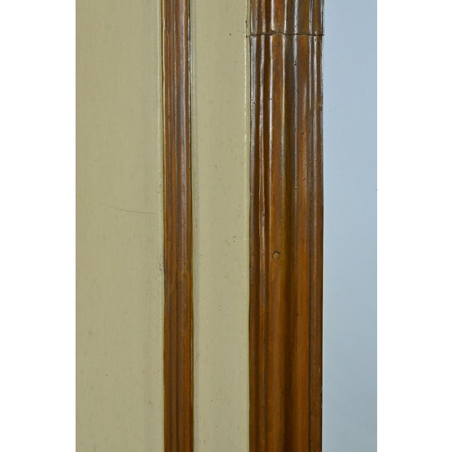 Late 19th Century Louis XV Painted Wooden Trumeau Mirror For Sale - Image 12 of 15